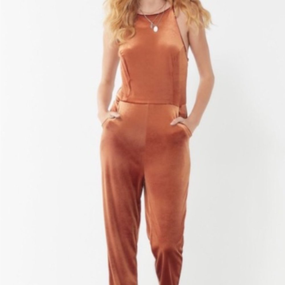 Urban Outfitters Velvet Jumpsuit